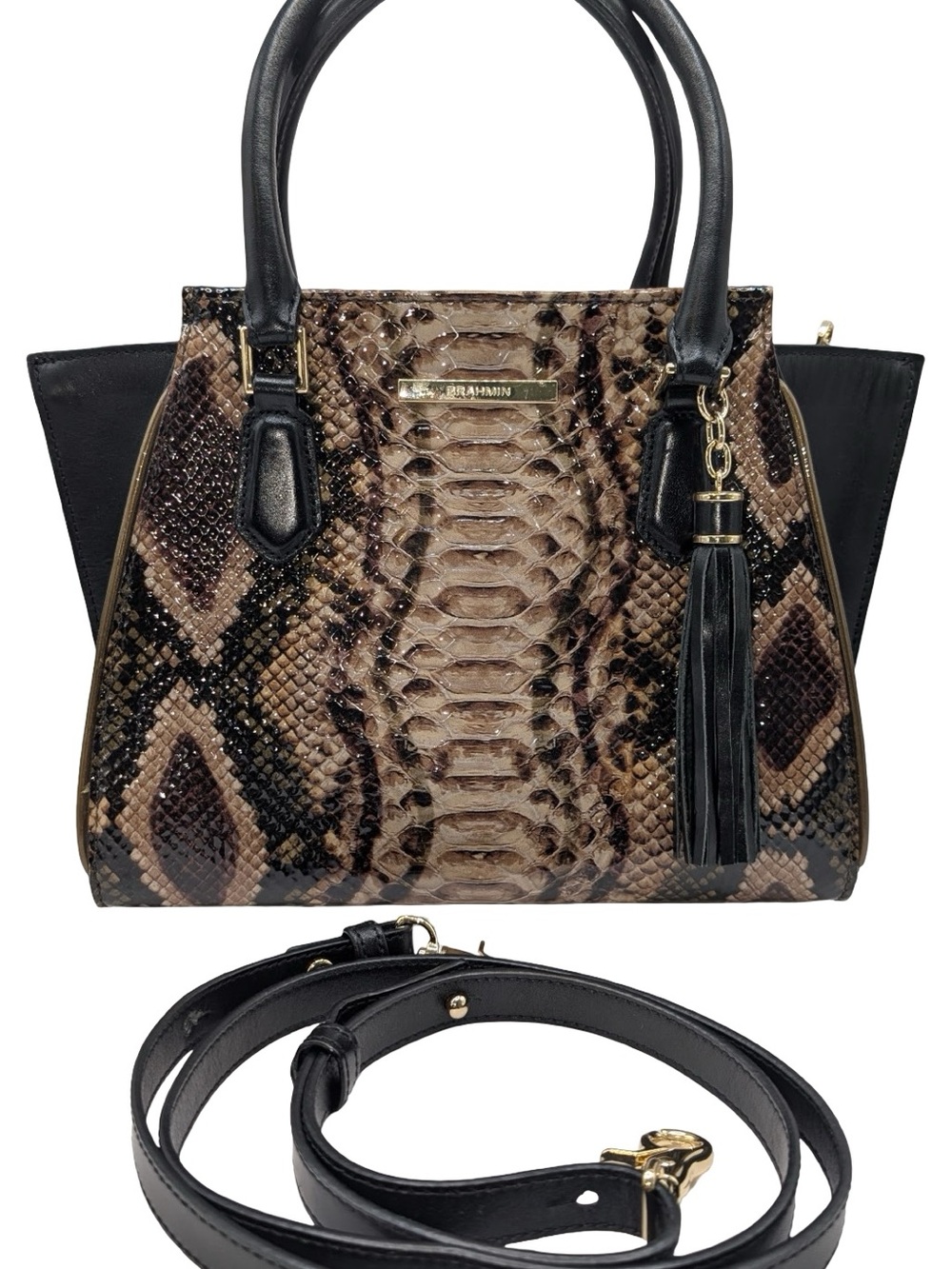 Brahmin Mini Priscilla in Travertine Ballington